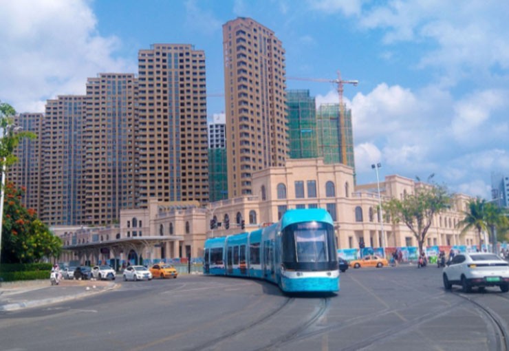 Sanya tram demonstration line officially carries p...